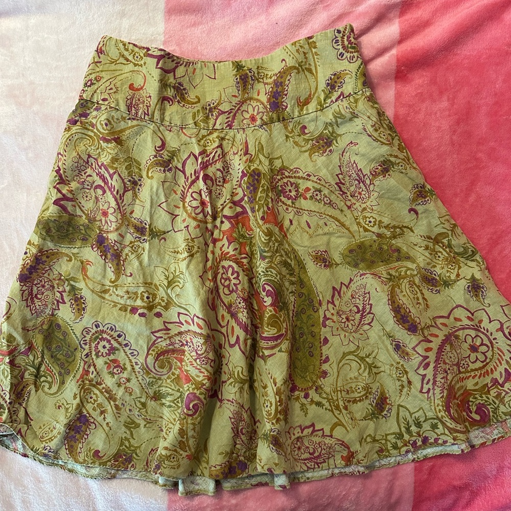 Lauren Ralph Lauren linen skirt size 6